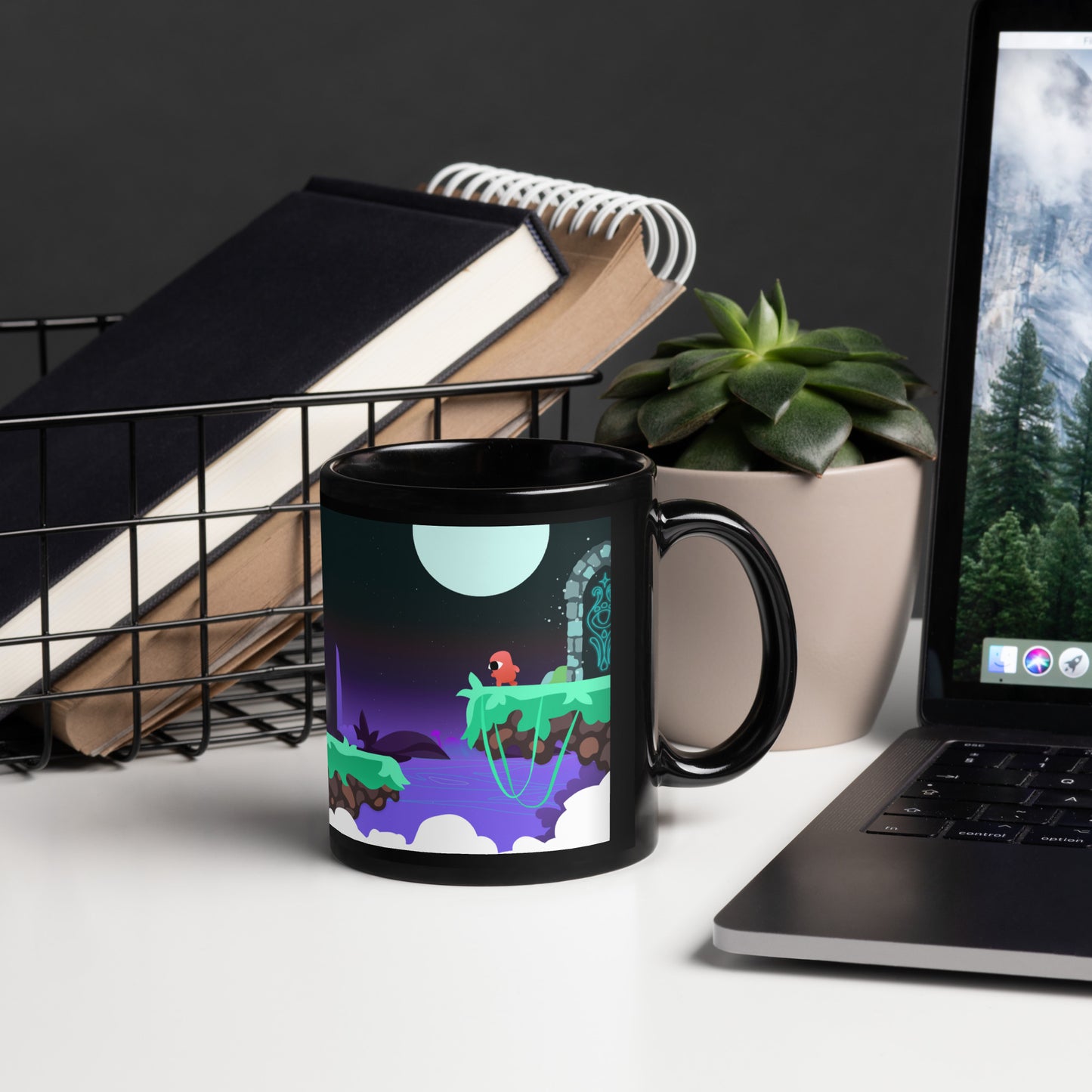 GDevelop Black Glossy Mug