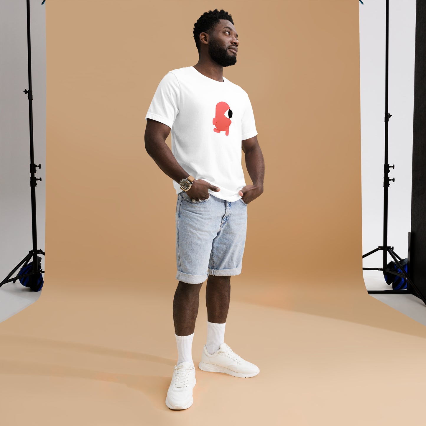 Giant Red Hero Unisex t-shirt