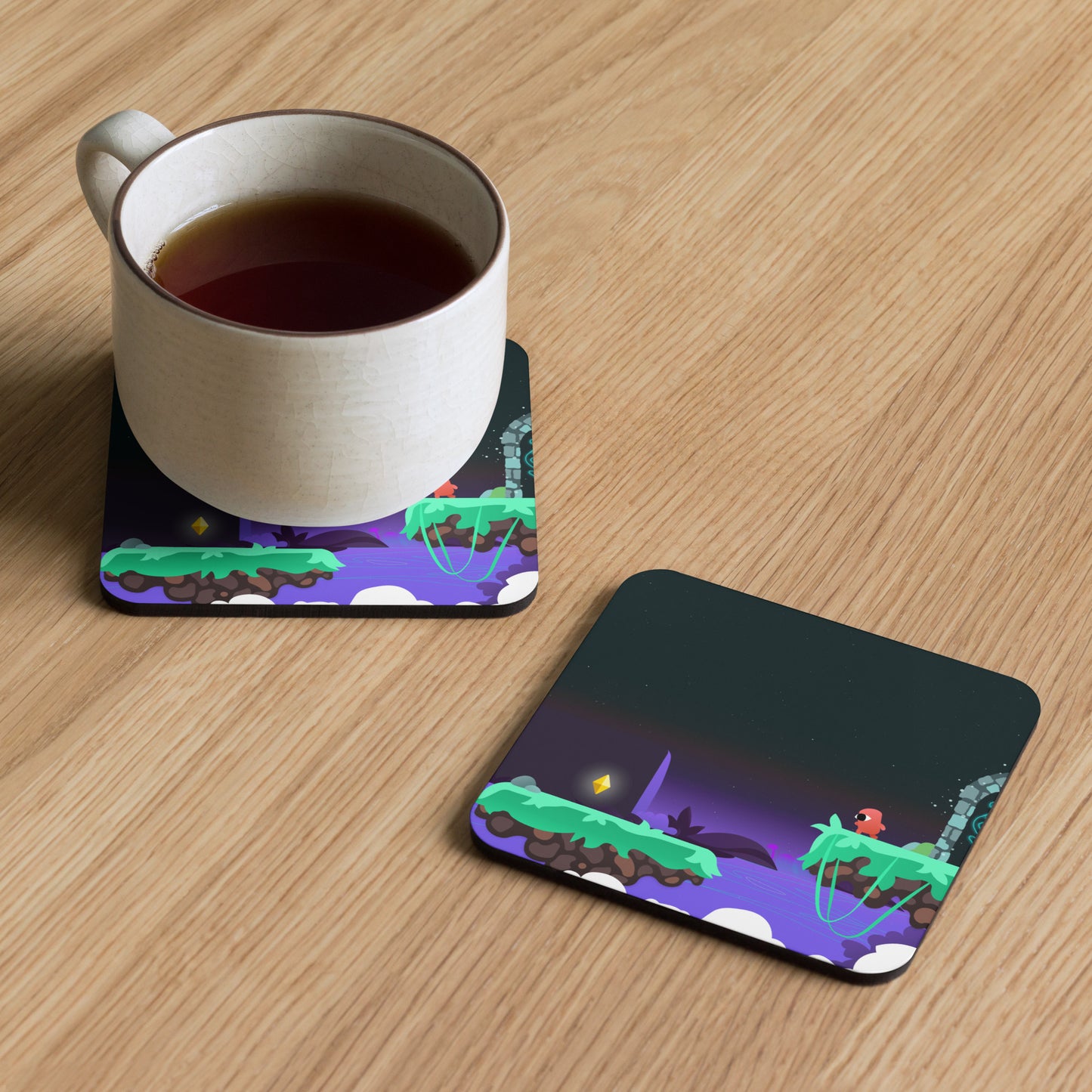 GDevelop Cork-back Coaster